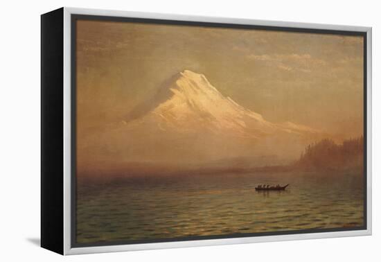 Sunrise on Mount Tacoma-Albert Bierstadt-Framed Premier Image Canvas