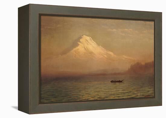 Sunrise on Mount Tacoma-Albert Bierstadt-Framed Premier Image Canvas