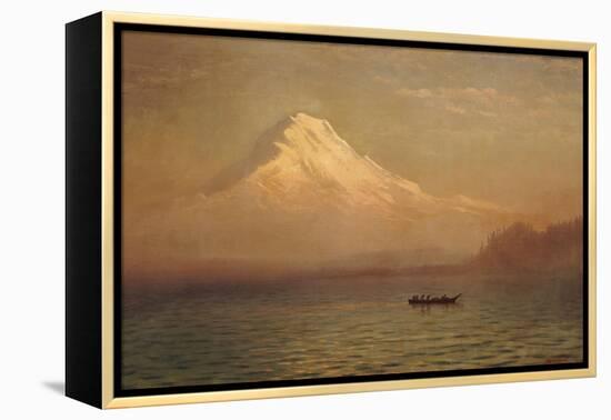 Sunrise on Mount Tacoma-Albert Bierstadt-Framed Premier Image Canvas