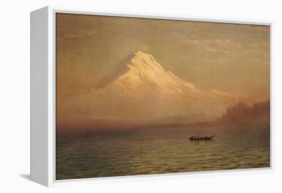 Sunrise on Mount Tacoma-Albert Bierstadt-Framed Premier Image Canvas