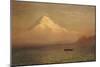 Sunrise on Mount Tacoma-Albert Bierstadt-Mounted Giclee Print