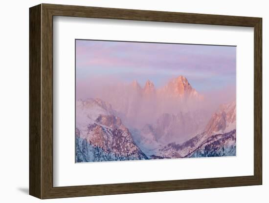 Sunrise on Mount Whitney, Lone Pine, California, USA-Jaynes Gallery-Framed Photographic Print