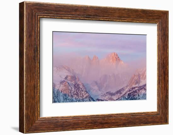 Sunrise on Mount Whitney, Lone Pine, California, USA-Jaynes Gallery-Framed Photographic Print