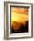 Sunrise on Mt Hood and Downtown, Portland, Oregon, USA-Janis Miglavs-Framed Photographic Print