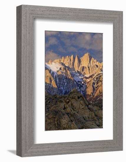 Sunrise on Mt Whitney, California, USA-Jaynes Gallery-Framed Photographic Print