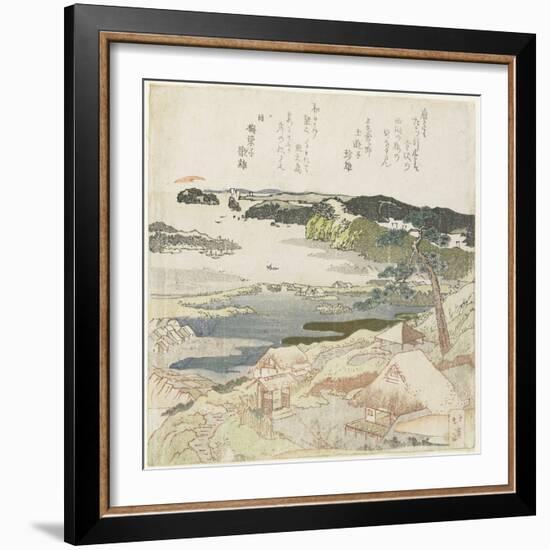 Sunrise on New Year's Day at Kanazawa-Toyota Hokkei-Framed Giclee Print