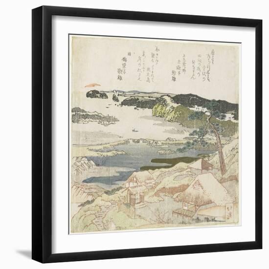 Sunrise on New Year's Day at Kanazawa-Toyota Hokkei-Framed Giclee Print