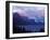 Sunrise on Peaks in Glacier National Park, Montana, USA-Steve Kazlowski-Framed Photographic Print