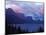 Sunrise on Peaks in Glacier National Park, Montana, USA-Steve Kazlowski-Mounted Photographic Print