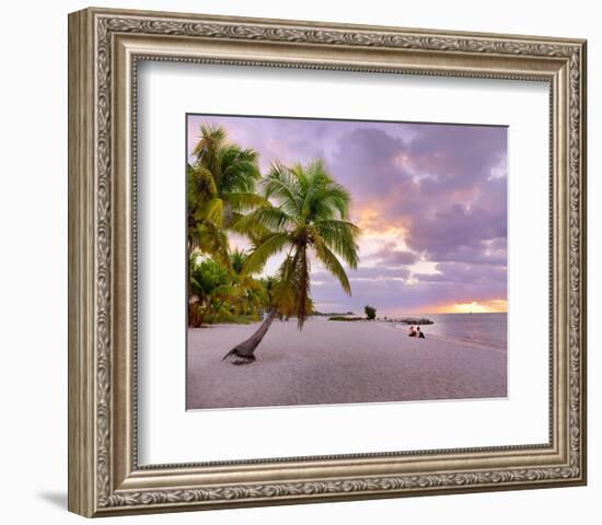 Sunrise on Smathers Beach in Key West, Florida Keys, Florida, USA-null-Framed Art Print