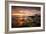 Sunrise on the Beach at Bamburgh, Northumberland UK-Tracey Whitefoot-Framed Photographic Print