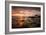 Sunrise on the Beach at Bamburgh, Northumberland UK-Tracey Whitefoot-Framed Photographic Print