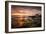 Sunrise on the Beach at Bamburgh, Northumberland UK-Tracey Whitefoot-Framed Photographic Print