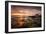 Sunrise on the Beach at Bamburgh, Northumberland UK-Tracey Whitefoot-Framed Photographic Print