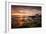 Sunrise on the Beach at Bamburgh, Northumberland UK-Tracey Whitefoot-Framed Photographic Print