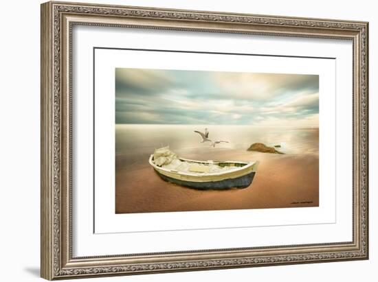 Sunrise on the Beach-Carlos Casamayor-Framed Giclee Print