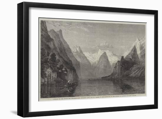 Sunrise on the Konigs See, Berchtesgaden, Bavarian Alps-William C. Smith-Framed Giclee Print