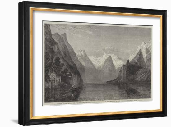 Sunrise on the Konigs See, Berchtesgaden, Bavarian Alps-William C. Smith-Framed Giclee Print