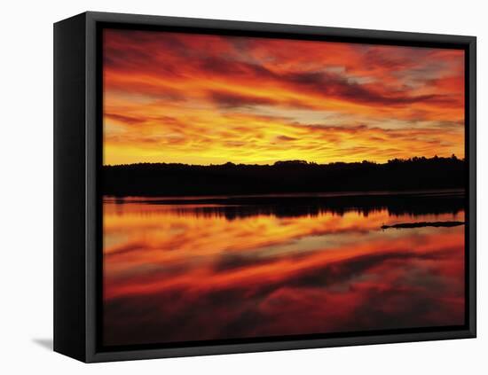 Sunrise on the New Meadows River, Brunswick, Maine, USA-Michel Hersen-Framed Premier Image Canvas