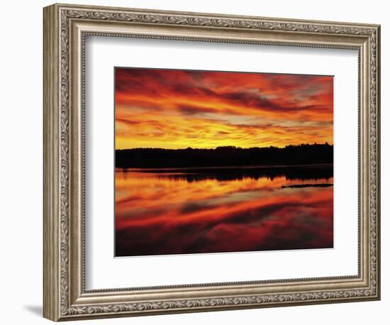 Sunrise on the New Meadows River, Brunswick, Maine, USA-Michel Hersen-Framed Photographic Print