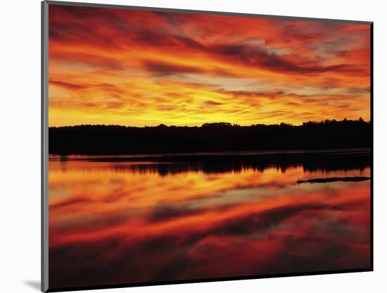 Sunrise on the New Meadows River, Brunswick, Maine, USA-Michel Hersen-Mounted Photographic Print