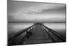 Sunrise on the Pier at Terre Ceia Bay, Florida, USA-Richard Duval-Mounted Photographic Print