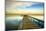 Sunrise on the Pier at Terre Ceia Bay, Florida, USA-Richard Duval-Mounted Photographic Print