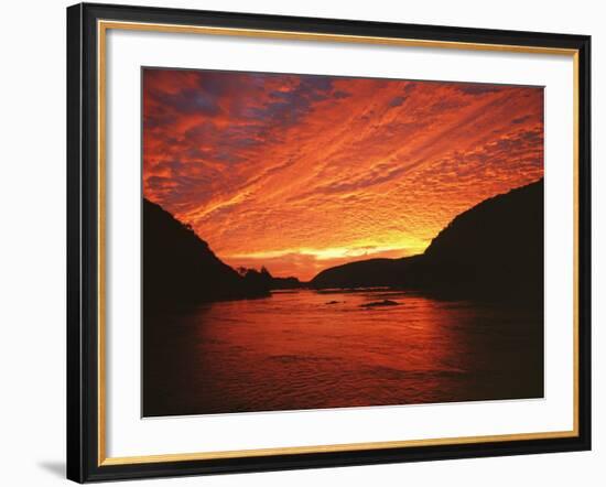 Sunrise on the Potomac River, Loundon County, Virginia, USA-Charles Gurche-Framed Photographic Print