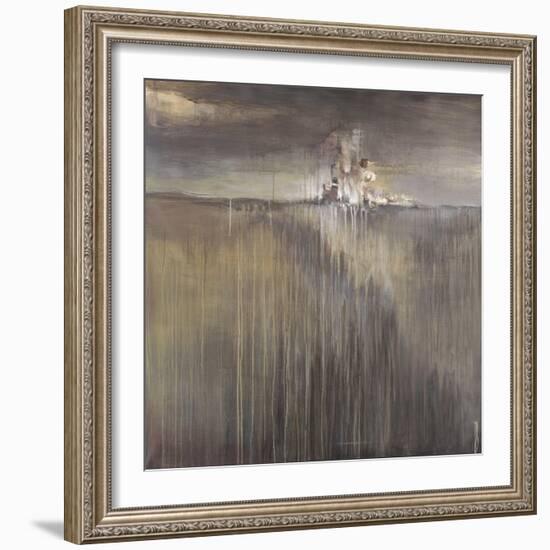 Sunrise on the Reeds-Terri Burris-Framed Art Print