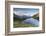 Sunrise on the snowy peaks of Mont Blanc massif seen from Lacs De Cheserys, Chamonix, Haute Savoie,-Roberto Moiola-Framed Photographic Print