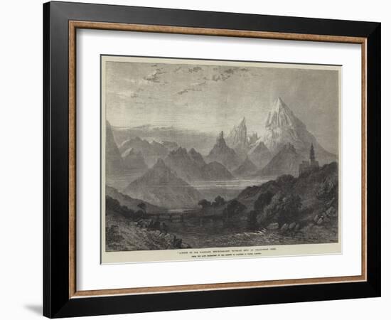 Sunrise on the Watzmann, Berchtesgaden, Bavarian Alps-null-Framed Giclee Print