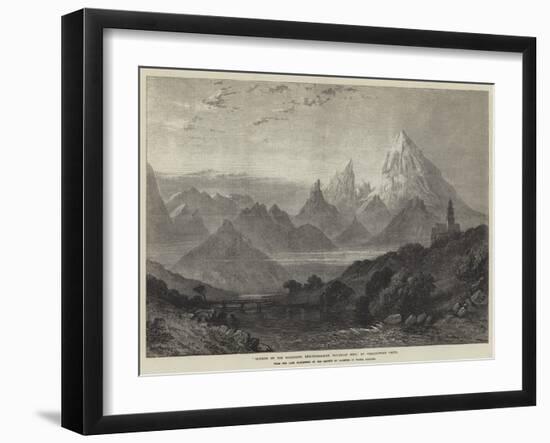 Sunrise on the Watzmann, Berchtesgaden, Bavarian Alps-null-Framed Giclee Print