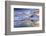 Sunrise on Uttakleiv Beach Surrounded by Snow Covered Mountains Reflected in the Cold Sea-Roberto Moiola-Framed Photographic Print