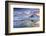 Sunrise on Uttakleiv Beach Surrounded by Snow Covered Mountains Reflected in the Cold Sea-Roberto Moiola-Framed Photographic Print