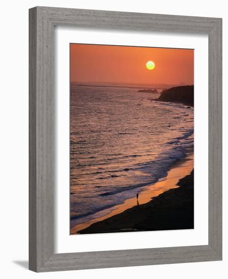 Sunrise, Orange County, CA-Mitch Diamond-Framed Photographic Print