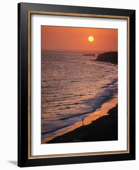 Sunrise, Orange County, CA-Mitch Diamond-Framed Photographic Print