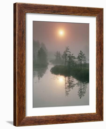 Sunrise Over a River-Bjorn Svensson-Framed Photographic Print