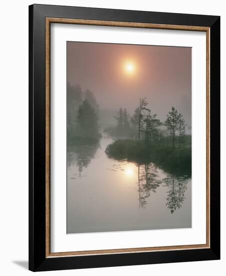 Sunrise Over a River-Bjorn Svensson-Framed Photographic Print