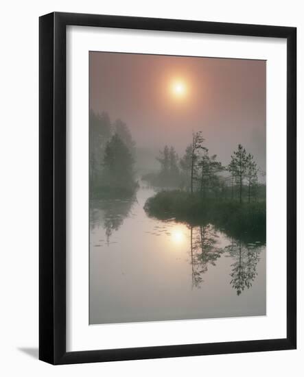 Sunrise Over a River-Bjorn Svensson-Framed Photographic Print