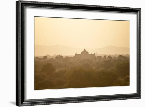 Sunrise over Ancient Temples of Bagan, Myanmar-Harry Marx-Framed Photographic Print