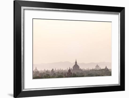 Sunrise over Ancient Temples of Bagan, Myanmar-Harry Marx-Framed Photographic Print