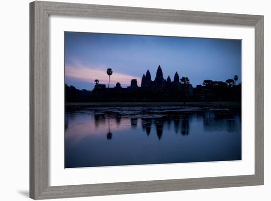 Sunrise over Angkor Wat-Ben Pipe-Framed Photographic Print