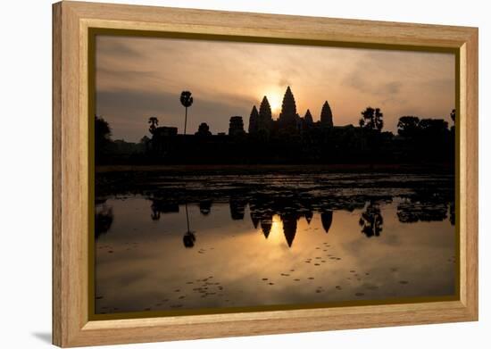 Sunrise over Angkor Wat-Ben Pipe-Framed Premier Image Canvas