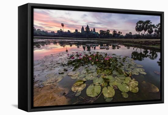 Sunrise over Angkor Wat-Michael Nolan-Framed Premier Image Canvas