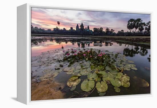 Sunrise over Angkor Wat-Michael Nolan-Framed Premier Image Canvas