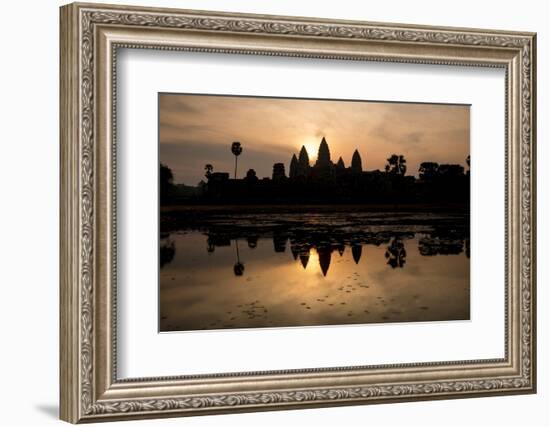 Sunrise over Angkor Wat-Ben Pipe-Framed Photographic Print