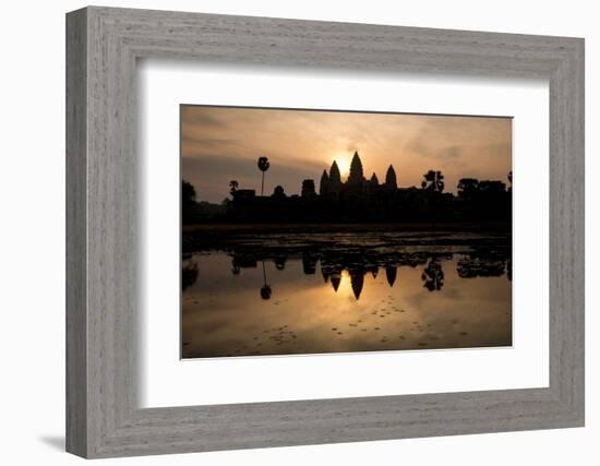 Sunrise over Angkor Wat-Ben Pipe-Framed Photographic Print