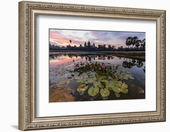 Sunrise over Angkor Wat-Michael Nolan-Framed Photographic Print