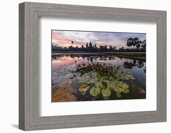 Sunrise over Angkor Wat-Michael Nolan-Framed Photographic Print