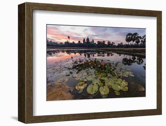 Sunrise over Angkor Wat-Michael Nolan-Framed Photographic Print